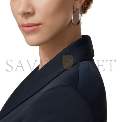 CARTIER LOVE HOOP EARRINGS, LARGE MODEL B8028300